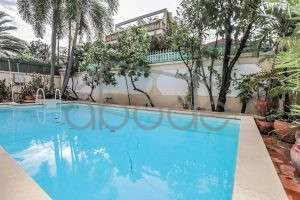 large villa swimming pool for rent Tonle Bassac