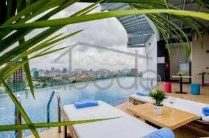 3 bedroom apartment swimming pool for rent Tuol Kork