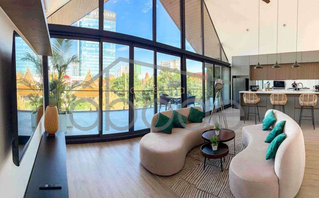 3 bedroom apartment for rent Daun Penh