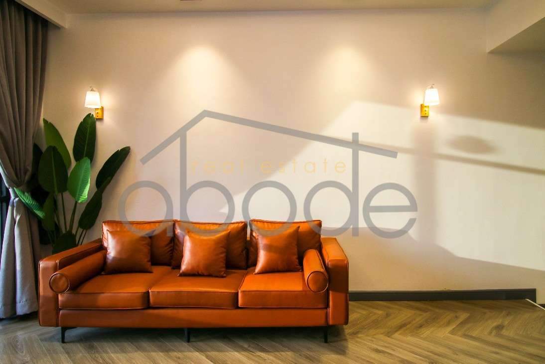 Super stylish designer apartment for rent in BKK 1, Phnom Penh — pool, parking & city views