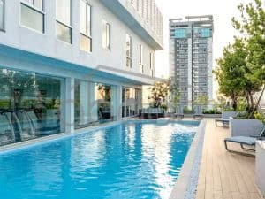 2 bedroom apartment BKK 1 for rent central Phnom Penh
