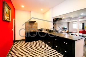 3 bedroom townhouse Tonle Bassac for rent Phnom Penh