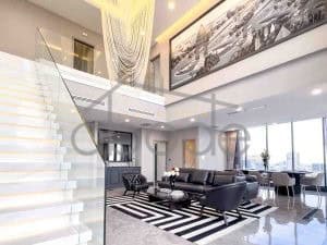 penthouse apartment for rent BKK1 central Phnom Penh