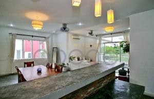 3 bedroom apartment for rent Bassac Lane ventral Phnom Penh