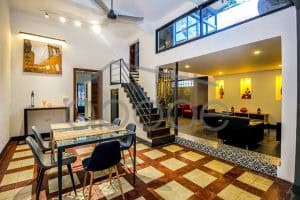 Colonial 3 bedroom renovated flathouse for sale Riverside Daun Penh
