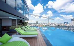 Penthouse apartment for rent BKK 2 central Phnom Penh