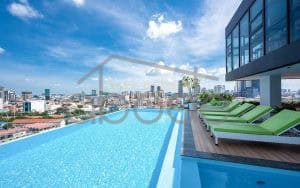 Penthouse apartment for rent BKK 2 central Phnom Penh