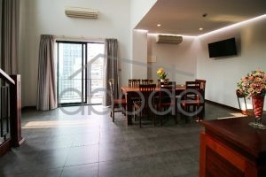 penthouse apartment for rent BKK 1 central Phnom Penh