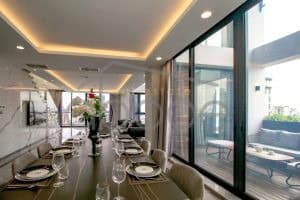 penthouse apartment for rent BKK 1 central Phnom Penh