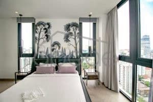 penthouse apartment for rent BKK 1 central Phnom Penh