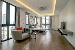 penthouse apartment for rent BKK 1 central Phnom Penh
