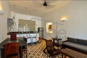 renovated colonial apartment for rent Daun Penh central Phnom Penh